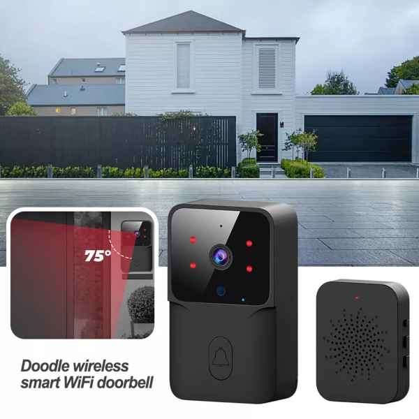 Smart WIFI Doorbell Security Camera with Two Way Communication
