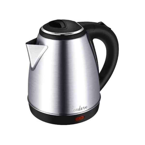 Powerful & Modern Condere Cordless Stainless Steel 2L Electric Kettle