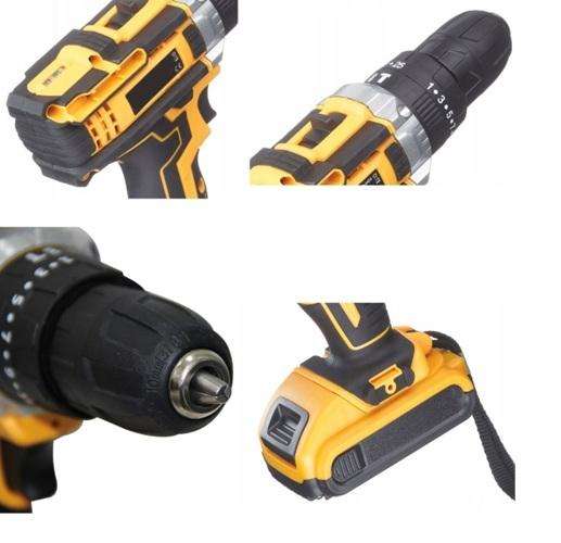 Rechargable Cordless Lithium Battery Powered High Impact Power Drill & Complete Tool Set