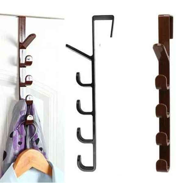 Home Over The Door 5 Hook Storage Rack