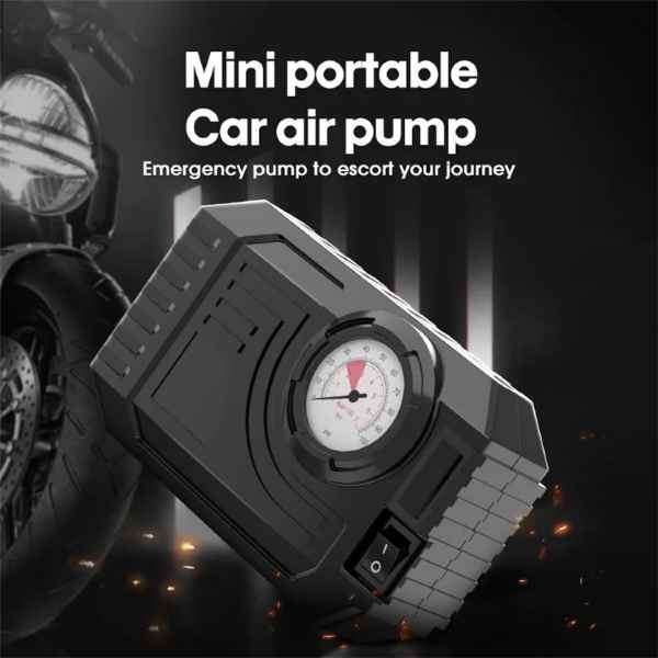 Brilliant CARSUN 12V Emergency Electric Car Tyre Inflator Compressor Pump