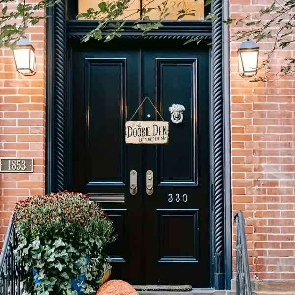 Super Cool   " THE DOOBIE DEN.......LET'S GET LIT "   Door Sign