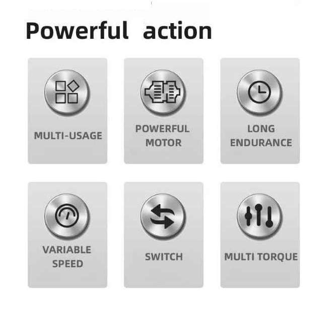14-piece Built In Rechargable & Rotational  Lithium Battery Electric Screwdriver Set