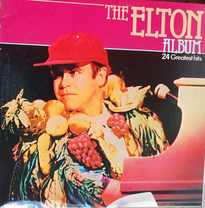 THE ELTON ALBUM. DOUBLE ALBUM. LP. 23 GREATEST HITS.