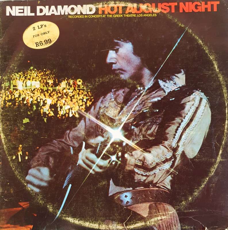 NEIL DIAMOND . HOT AUGUST NIGHT. DOUBLE  LP.