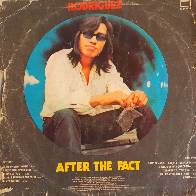 RODRIGUEZ. AFTER THE FACT.  LP.