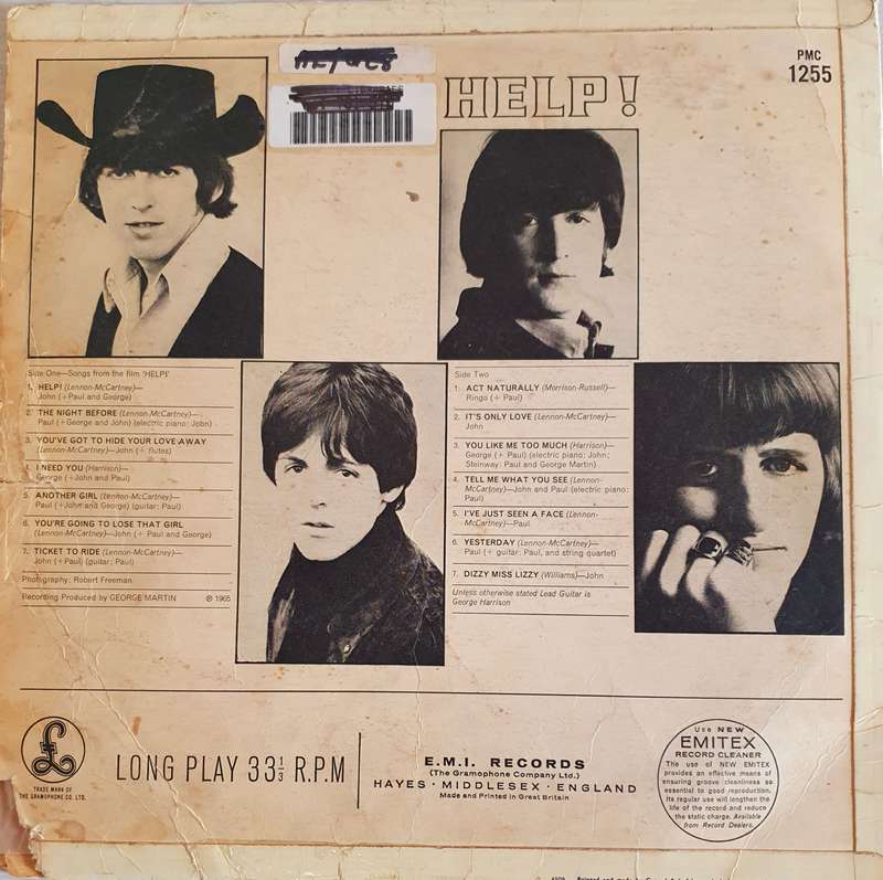 THE BEATLES. HELP ! LP.