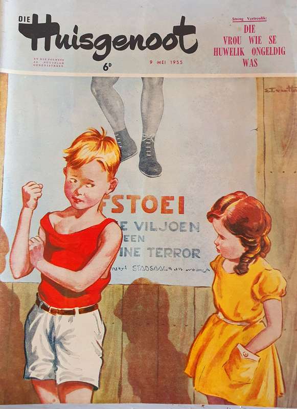 9 MEI 1955 .DIE HUISGENOOT. BIG FORMAT .28CM W X 38CM L. ( 130+ MORE ITEMS ON THIS AUC ! )