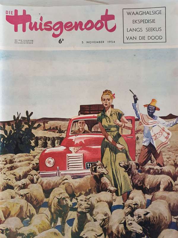 5 NOVEMBER 1954.. DIE HUISGENOOT.   BIG FORMAT .28CM W X 35CM L.