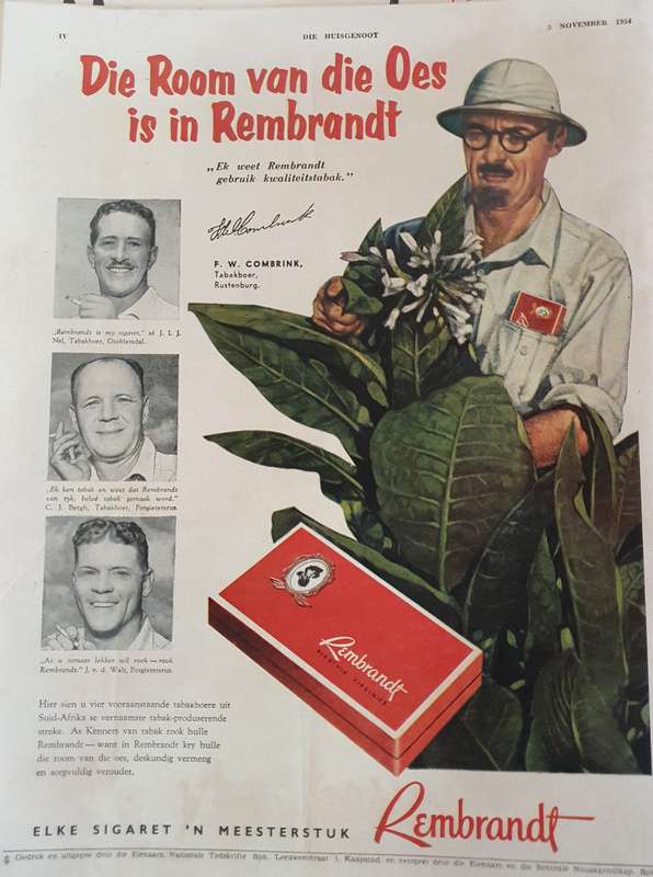 5 NOVEMBER 1954.. DIE HUISGENOOT.   BIG FORMAT .28CM W X 35CM L.