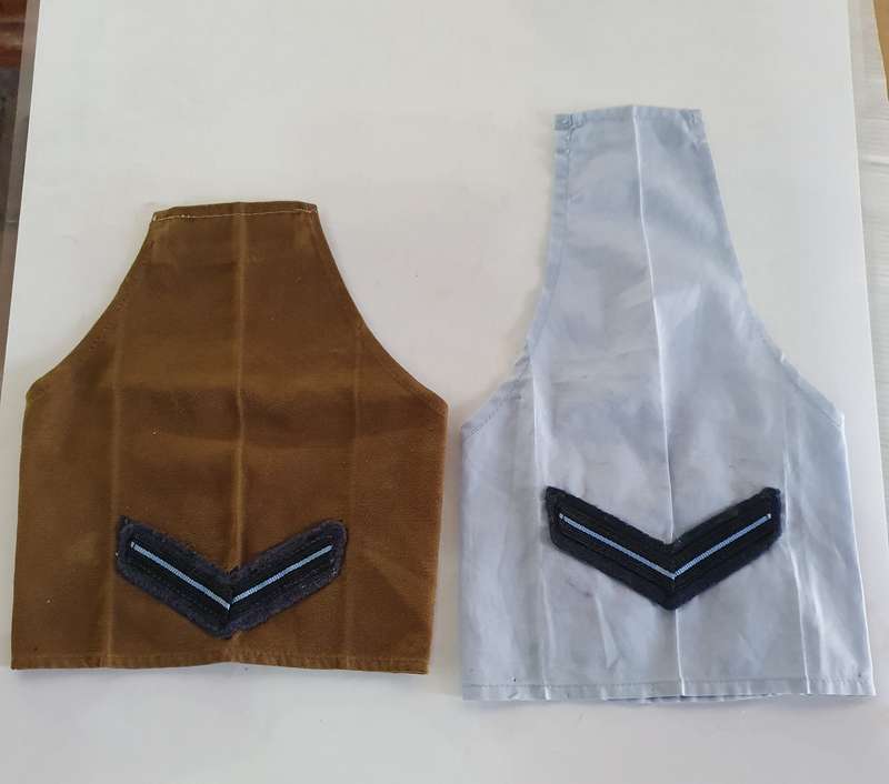 2 X SAAF LANCE CORPORAL  RANK BRASSARDS.