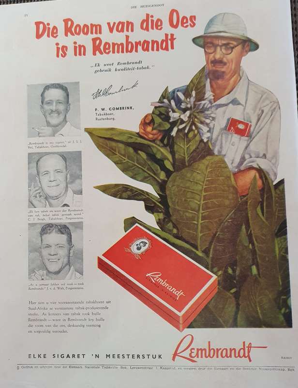 3  DES. 1954  . DIE HUISGENOOT.  BIG FORMAT .28CM W X 35CM L.