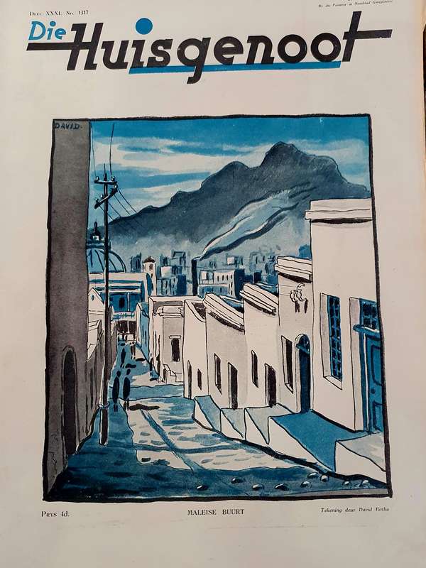 20 JUN. 1947. HUISGENOOT. MALEISE BUURT.  BIG FORMAT .28CM W X 35CM L.