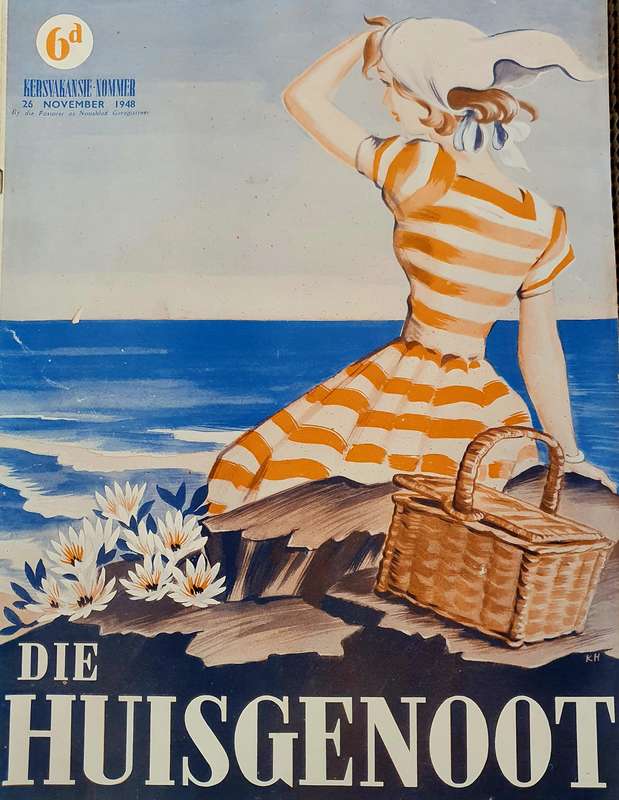 26 NOV. 1948.HUISGENOOT. COLLECTORS EDITION.144p. KERSVAKANSIE NOMMER.  BIG FORMAT .28CM W X 35CM L.