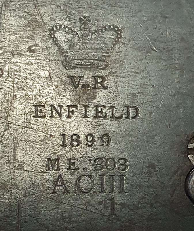 1899 ANGLO BOER WAR ENFIELD  . DE-ACTIVATED.
