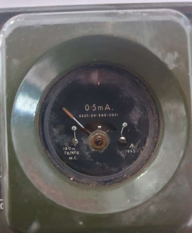 1950s British Army Land Rover Aerial Number 6, RF (Radio Frequency) Tuner, Transmitter-Receiver'