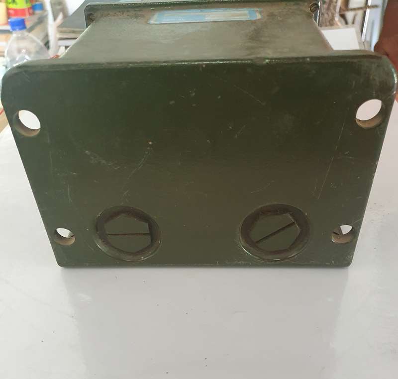 1950s British Army Land Rover Aerial Number 6, RF (Radio Frequency) Tuner, Transmitter-Receiver'