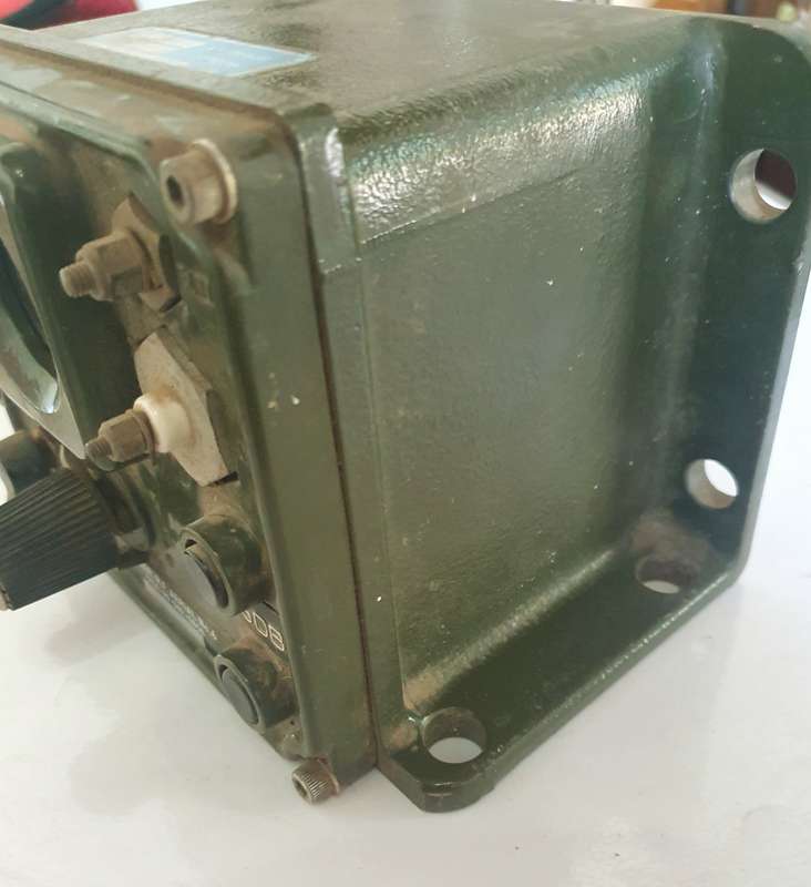 1950s British Army Land Rover Aerial Number 6, RF (Radio Frequency) Tuner, Transmitter-Receiver'