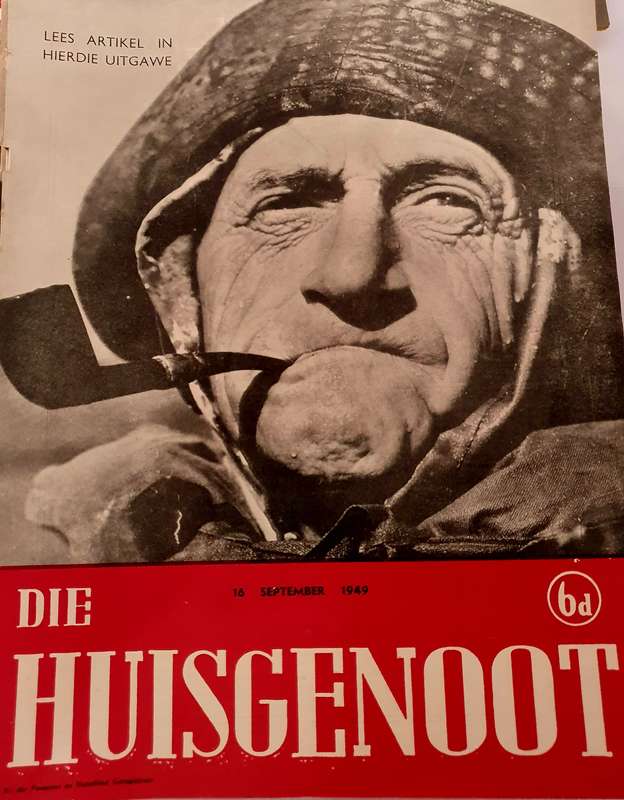 16 SEPT. 1949   DIE HUISGENOOT.  BIG FORMAT .28CM W X 35CM L.