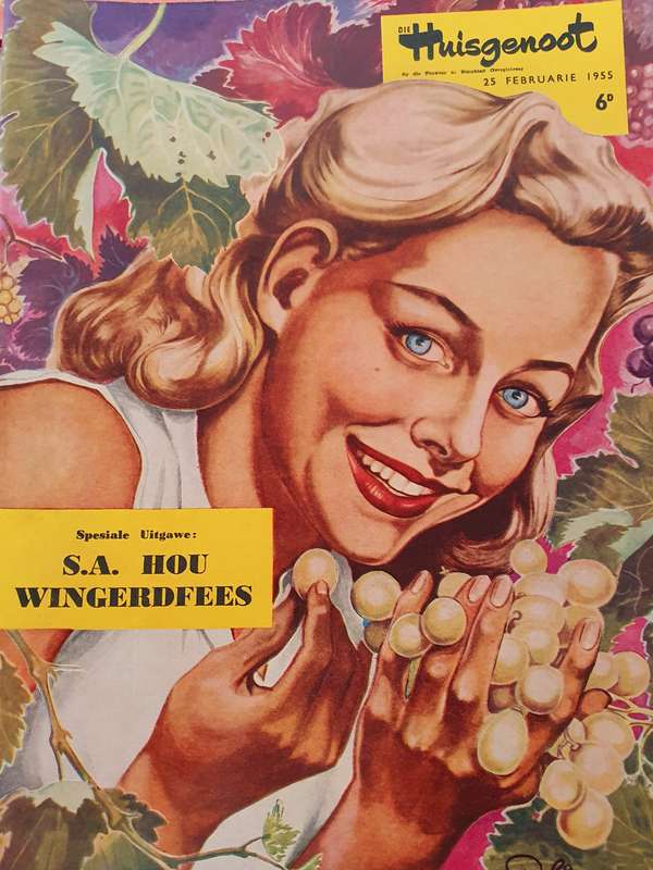 25 FEB 1955  DIE HUISGENOOT.  BIG FORMAT .28CM W X 35CM L.