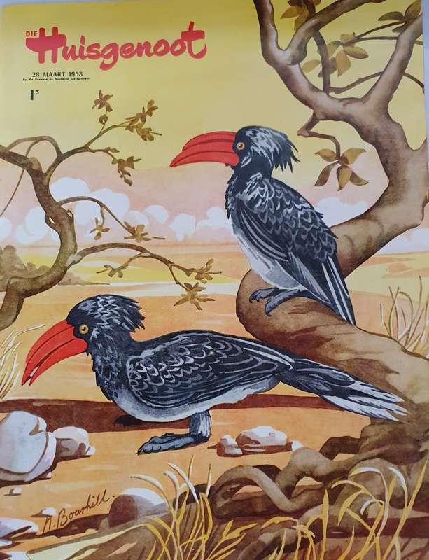 28 MAART 1958  . DIE HUISGENOOT.  BIG FORMAT .28CM W X 35CM L.