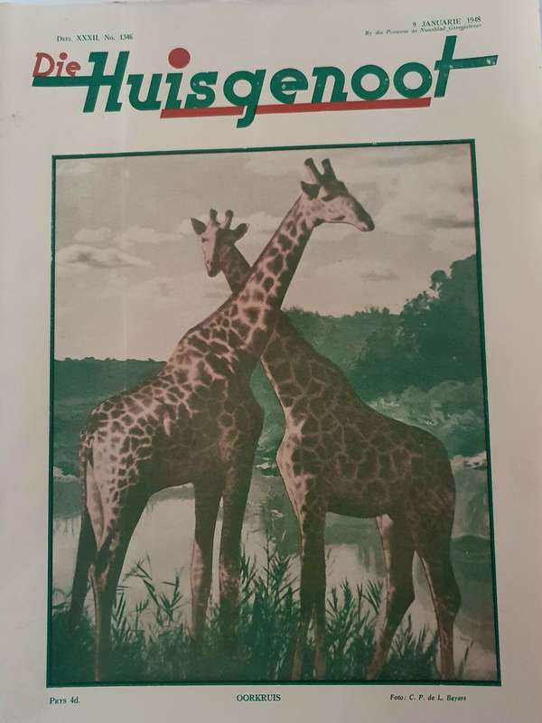 9 JAN. 1948.  DIE HUISGENOOT.  BIG FORMAT .28CM W X 35CM L.