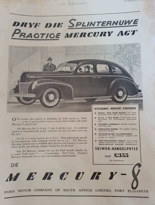 18 AUG. 1939 .HUISGENOOT. WILDTUIN  . BIG FORMAT .28CM W X 38CM L.