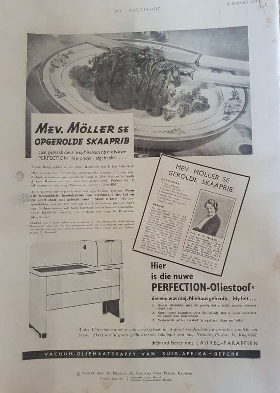 8 SEPT. 1939 .HUISGENOOT. ZOUTRIVIER  . BIG FORMAT .28CM W X 38CM L.