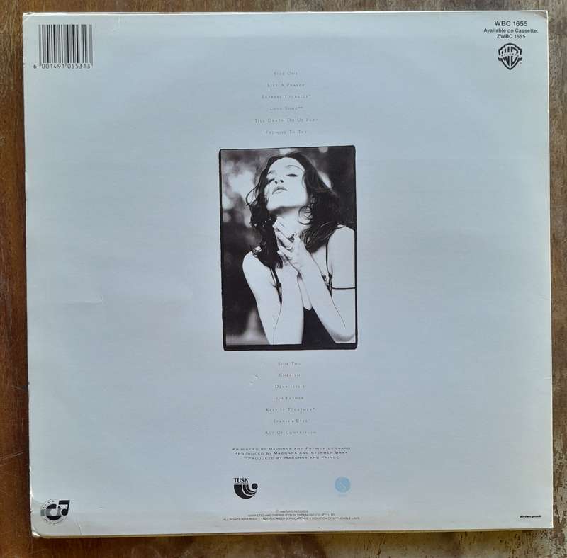 Madonna - Like A Prayer (Vinyl LP) VG Qaulity