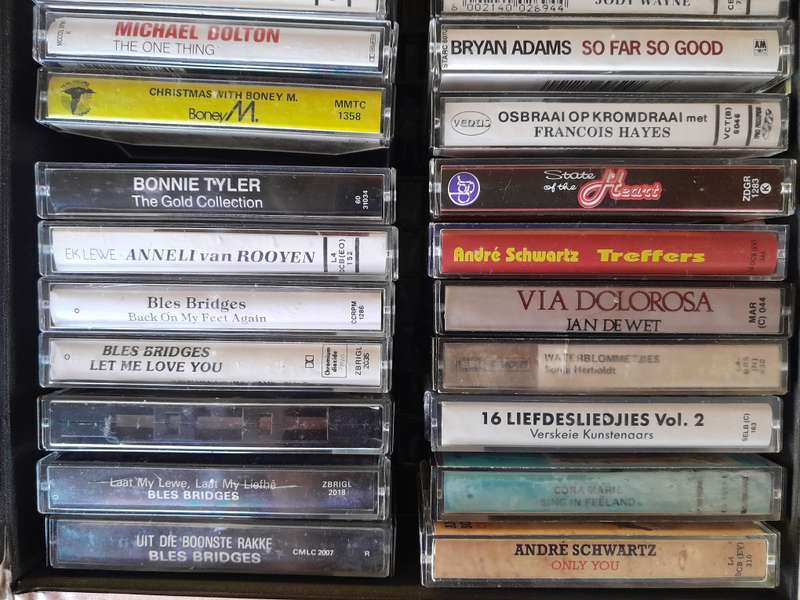 34 x Cassette Tapes with Storage Case (Origional tapes)