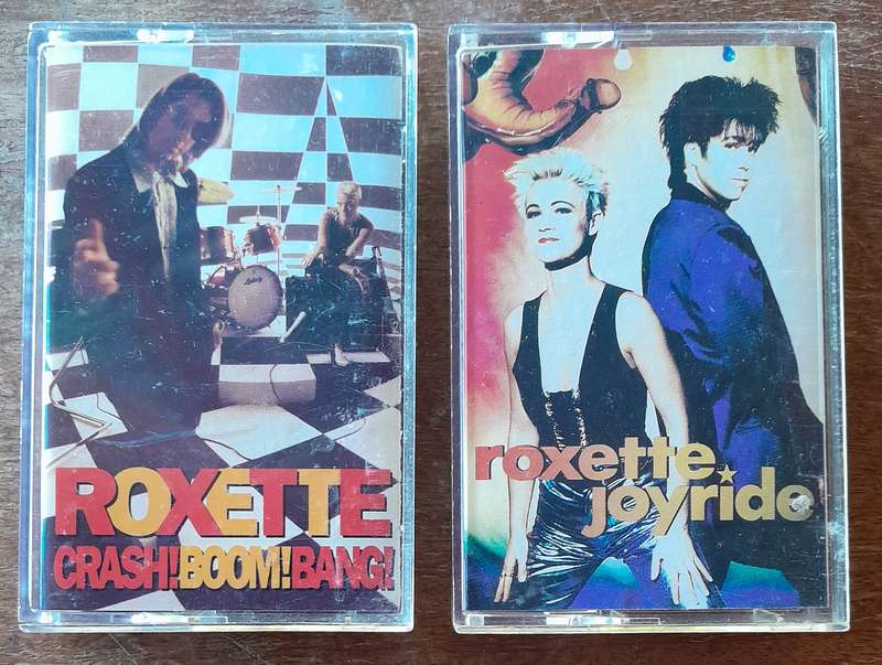 2 x Roxette Cassettes - Joyride & Crash! Boom! Bang!