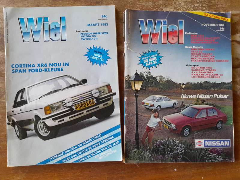 10 x Wiel Tydskrifte -- 1982-1983
