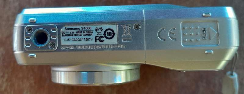 Samsung S1060 camera 6.3 31.5 mm