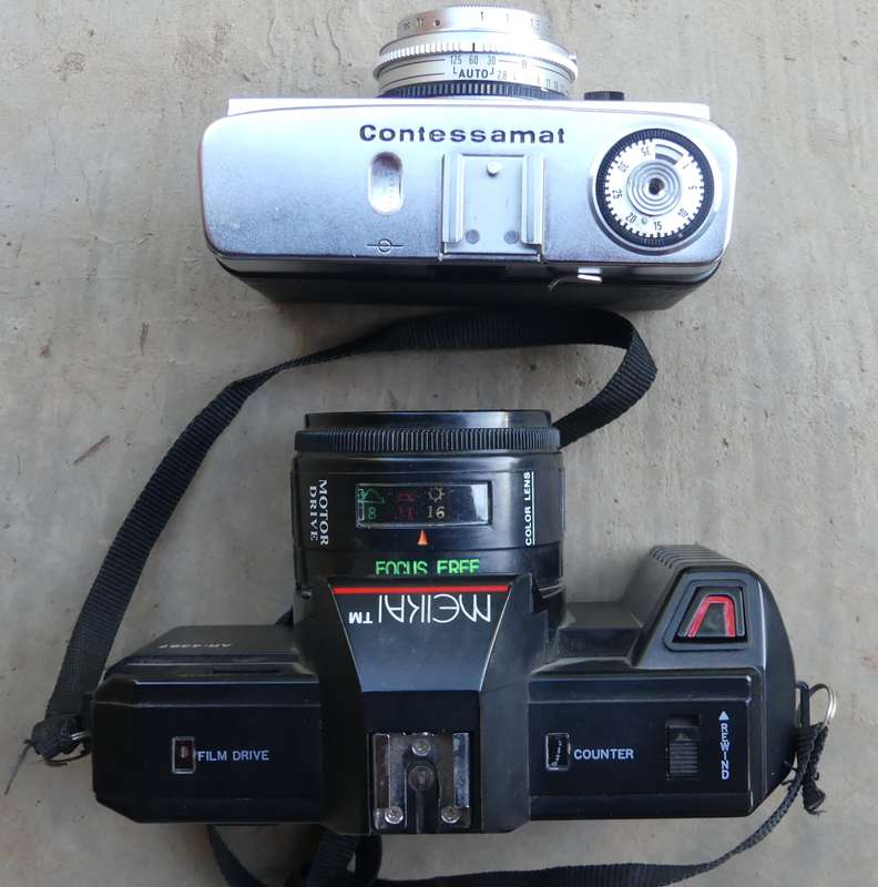 Vintage Zeiss Ikon Contessamat Film camera + Meika tm Camera
