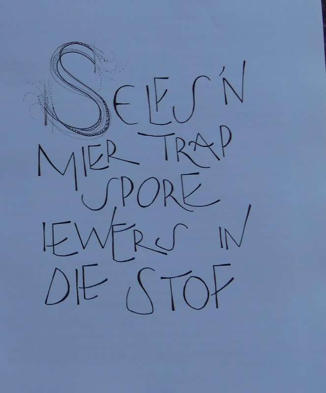 SPORE IN DIE STOF by Anton Coetzer