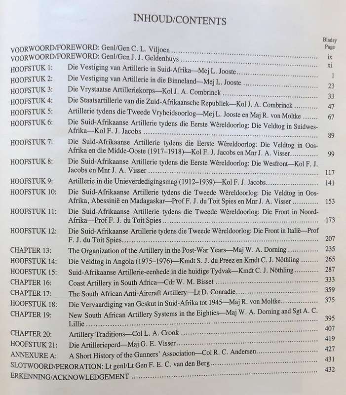 Artillery History of South Africa - Ultima Ratio Regum - Artilleriegeskiedenis van Suid-Afrika