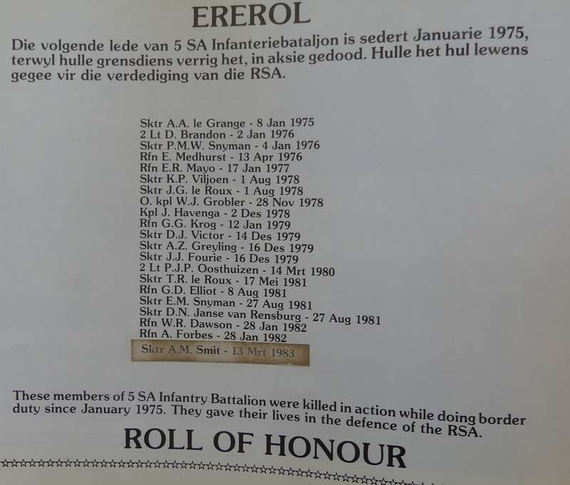 INFANTERIEBATALJON - 5 SA - INFANTRY BATTALION 1962-1983 Gedenkalbum - 21 - Commemorative book No 18
