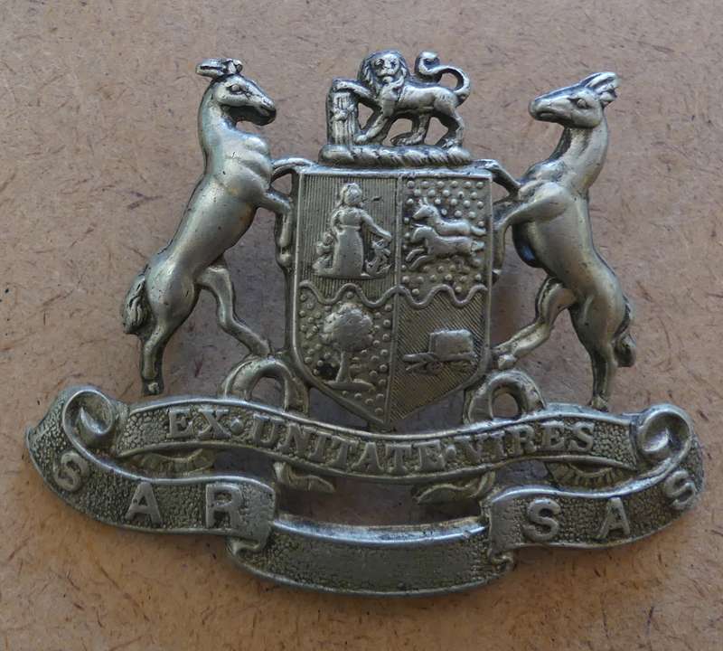 SAS/SAR Railways Cap Badge, SAS Spoorweg Hoed Wapen
