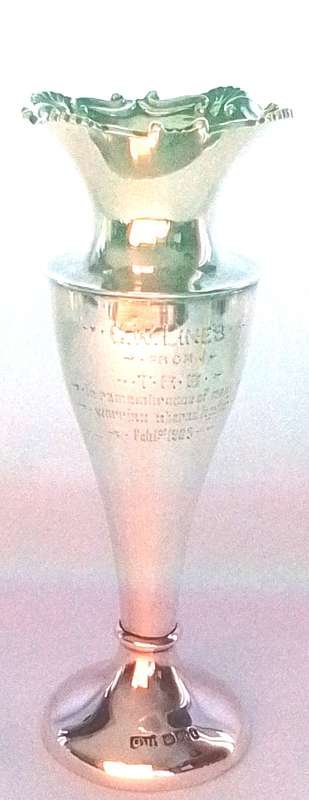 Sheffield   1901   Footed  vase