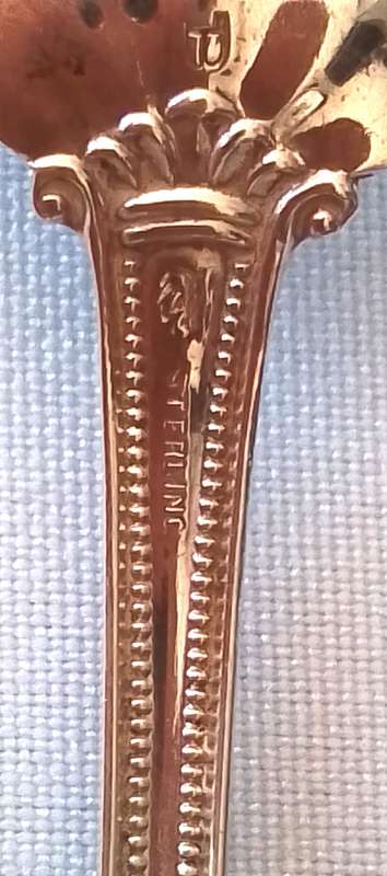Sterling  Silver  Tea  SPOONS  -  Large x 6