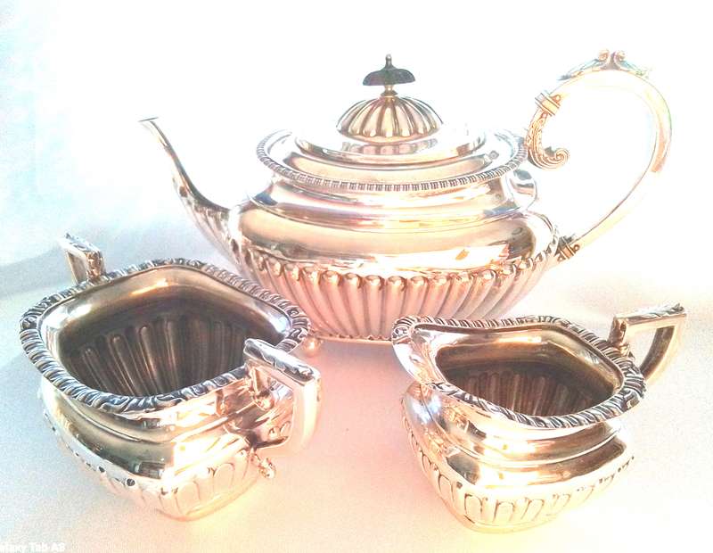 Sheffield  1911  -  3pc   TEA  SET