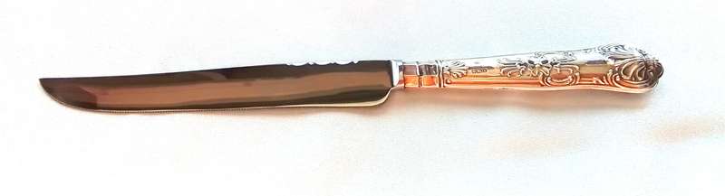 Sterling  Silver  -  Kings Pattern  -  Cake  Knife