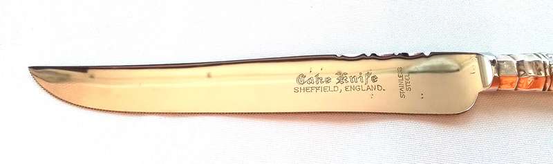 Sterling  Silver  -  Kings Pattern  -  Cake  Knife