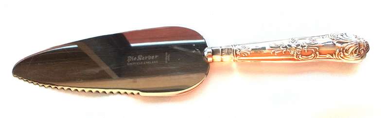 Sterling Silver  -  Kings Pattern  -  Pie  Server