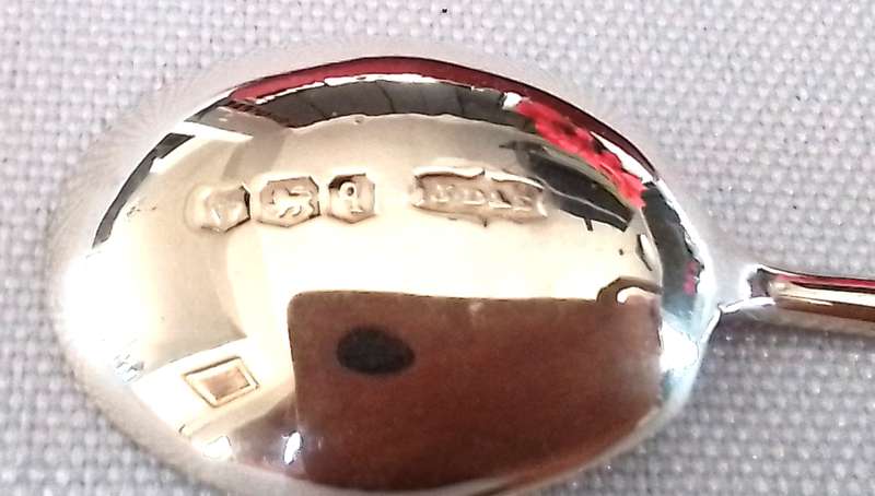 SHEFFIELD   1933  -  CASED SET 6  -  Coffee  Spoons