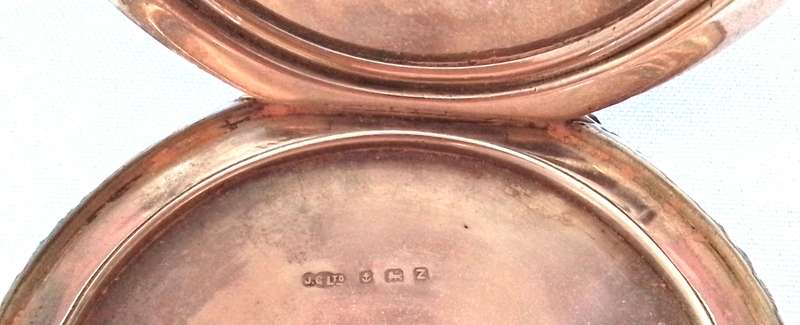 Birmingham  1949  -  Silver Powder Compact