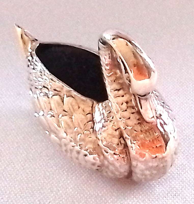 Sterling  Silver  Swan   Pin  Cushion