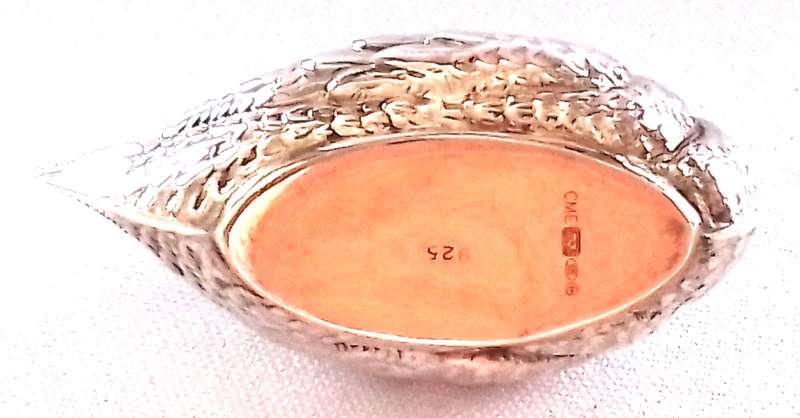 Sterling  Silver  Swan   Pin  Cushion