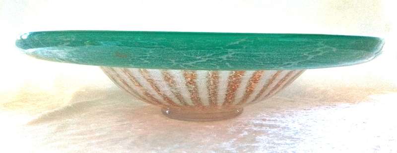 WMF -  IKORA  Glass  Bowl  -  1930s