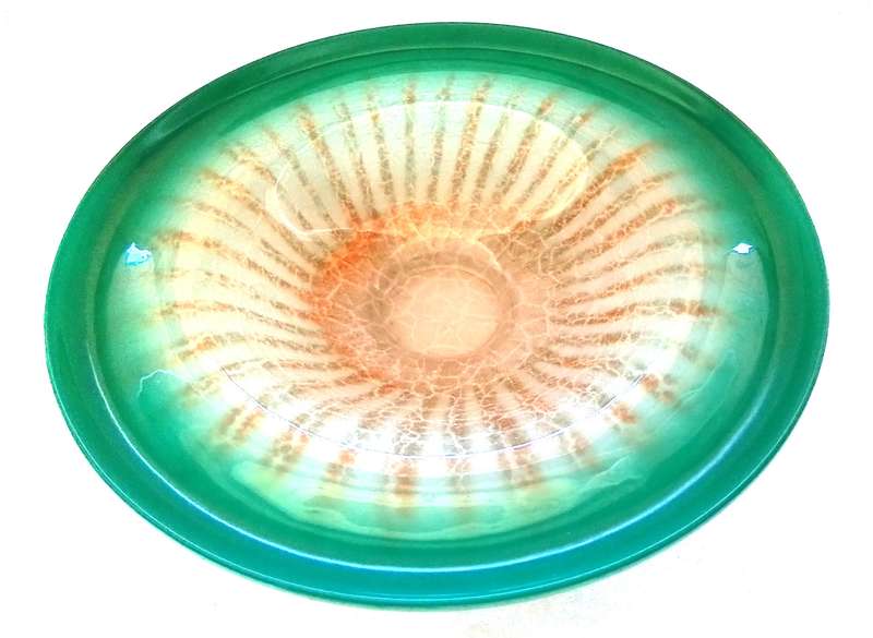 WMF -  IKORA  Glass  Bowl  -  1930s